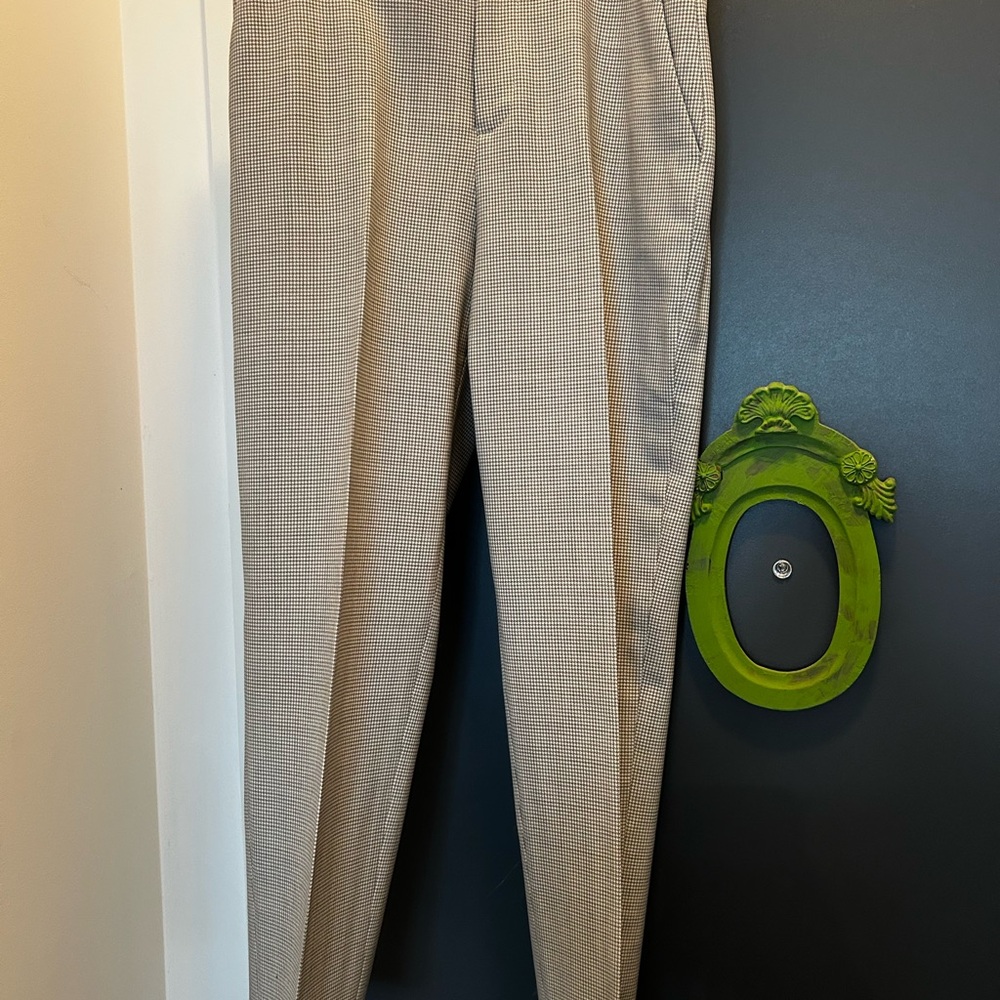 Club Monaco Tan Dress Pants Classic Straight-Leg